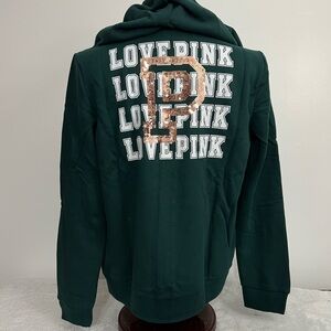 VS PINK BLING PERFECT FULL ZIP